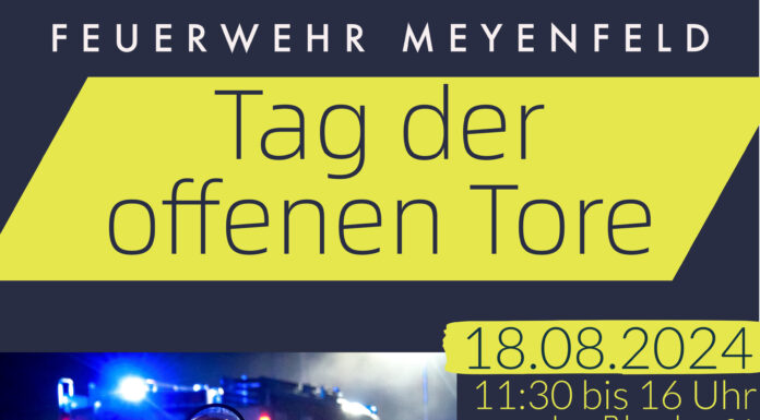 Tag der offenen Tore bei der Feuerwehr Meyenfeld am 18.08. - Ein Event für die ganze Familie