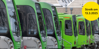 Erneuter Streik - ÜSTRA Busse und Bahnen bleiben am Donnerstag, 13.03.2025, stehen