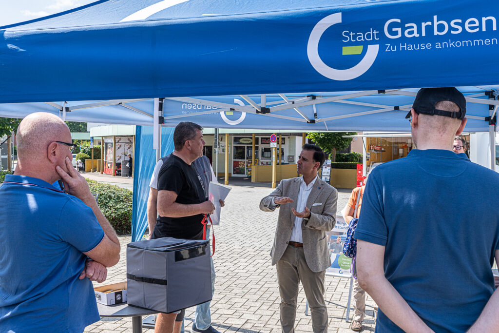Bürgersprechstunde mit Bürgermeister Provenzano: Fragen und Bedenken zur Moschee und zur Verkehrssituation in Garbsen
