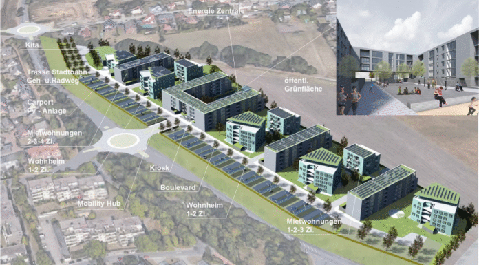 Neues Wohnquartier im Fuchsfeld