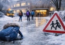 Glatteis und Eisregen – Präsenzunterricht in der Region Hannover fällt am Montag erneut aus