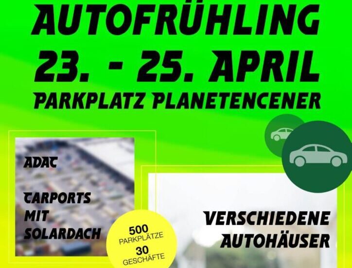 "Autofrühling" am Planetencenter