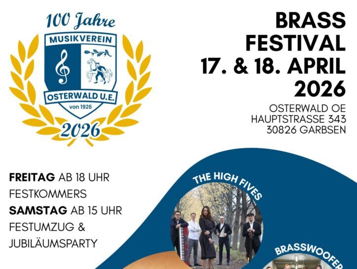 Musikverein Osterwald feiert 100 Jahre