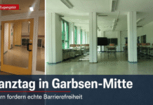 Ganztag für rund 200 Kinder – Eltern vom Ausschuss des Ganztages der GS Garbsen-Mitte fordern bessere Räume und echte Barrierefreiheit