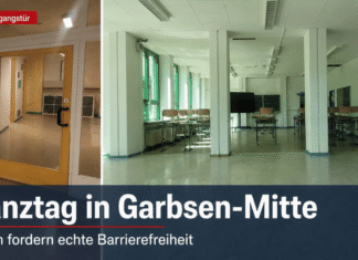 Ganztag für rund 200 Kinder – Eltern vom Ausschuss des Ganztages der GS Garbsen-Mitte fordern bessere Räume und echte Barrierefreiheit