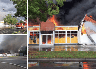 Großbrand zerstört Restpostenmarkt in Seelze – 141 Feuerwehrkräfte im Einsatz