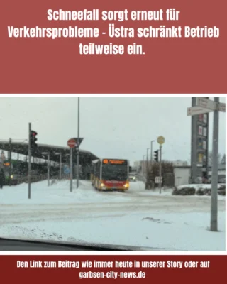 Link zum Artikel wie immer heute in unserer Story! Kommt alle gut durch den winterlichen Tag #schneefall #garbsen #garbsencitynews