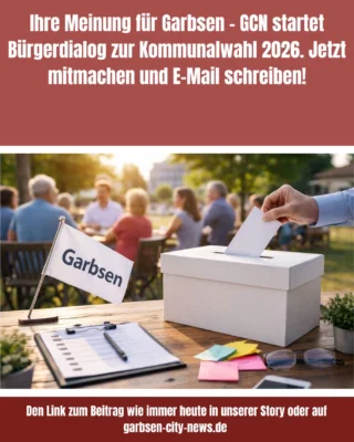 Alle Infos wie immer im Beitragslink, heute in unserer Story #garbsen #kommunalwahl2026 #garbsencitynews