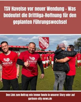 ⚽️ Bleibt der TSV Havelse doch in der 3. Liga?

Eigentlich schien die Zukunft des Vereins bereits festzustehen: Nach dem sportlichen Abstieg sollte ein neuer Vorstand gewählt werden, Daniel Wolter und Florian Riedel hatten ihren Rückzug angekündigt.

Doch nun könnte alles anders kommen. #TSVHavelse #Garbsen #3Liga #Regionalliga #garbsen